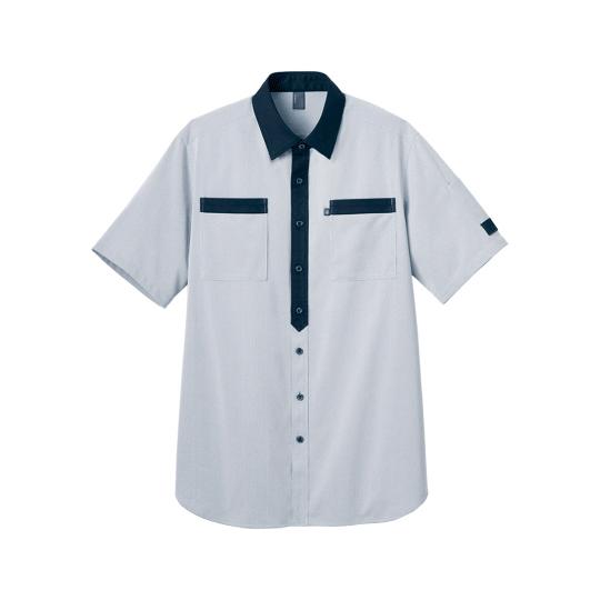 CAREAN 半袖ニットシャツ CODE TRICOT SHIRT ネイビー M カーシーカシマ C...