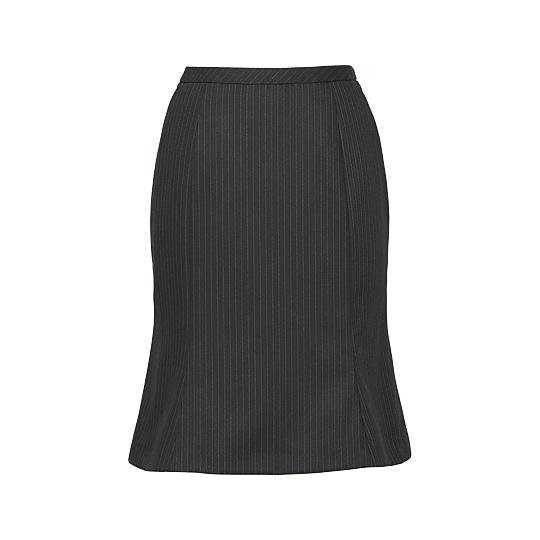 ENJOY スカート 美スラッとSuits TREVIRA STRIPE ブラック 23号 カーシー...