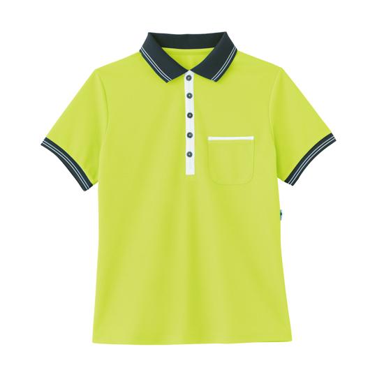 HEARTGREEN 半袖ポロシャツ アップルグリーン 3L カーシーカシマ HM2179 (68-...