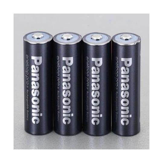 パナソニック 単3x4本 ニッケル水素電池 充電式エネループプロ EA758YS-102C (68-...