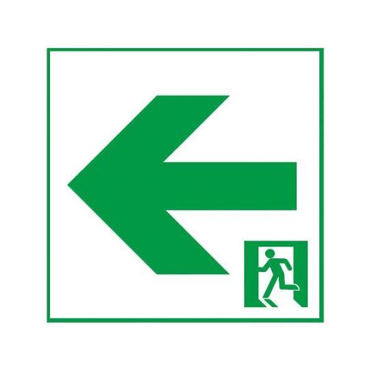 LED誘導灯用表示板 通路/左向矢印/B級 パナソニック EA983AX-116 (68-1878-...