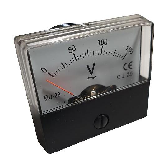 アナログ交流電圧計 AC0〜150V Joman 旧MCP MU38-AC150V (68-4130...