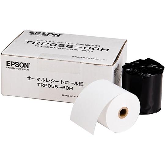 TM-m10シリーズ用 サーマルレシートロール紙/高保存タイプ/58mm幅/外径60mm/5巻入り