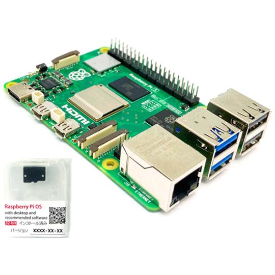 Raspberry Pi 5 4GB Raspberry Pi OS インストール済みSD付 (68...