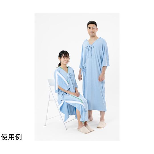 術前・術後衣 ワンピース グッドネス(R)ガウン Lサイズ 廣瀬商会 (68-4755-20)