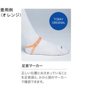 ファインサポート 膝下 ハイソックス シルバー...の詳細画像2