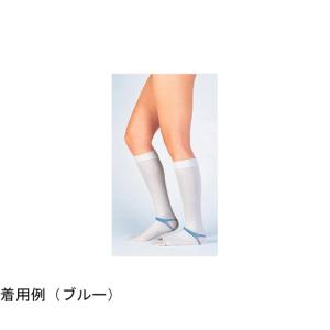 ファインサポート 膝下 ハイソックス グリーン ...の商品画像