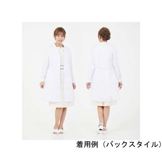 R'ドクター白衣 長袖 ホワイト M CML T203400M (68-5100-14)