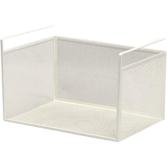 吊り式バスケット 38×26.5×24cm ホワイト 1セット 2個入 エイ・アイ・エス HGB-0...