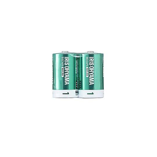 アルカリ乾電池 BIGCAPA basic plus 単1形 2本 アイリスオーヤマ LR20Bbp...