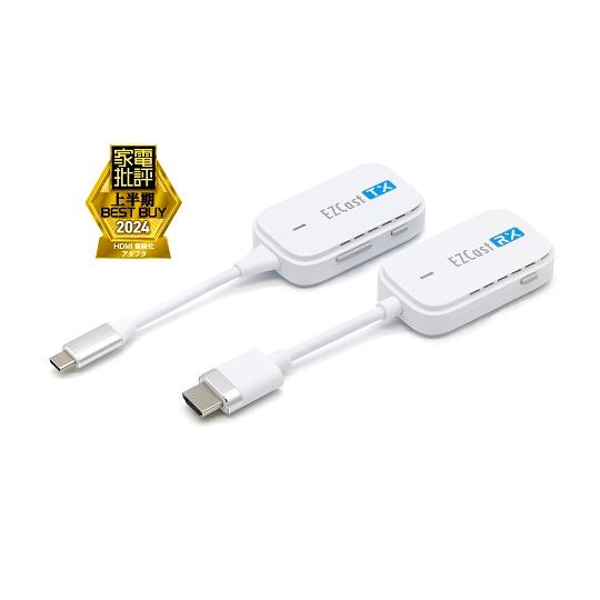 EZCastPocket ワイヤレス USB-C to HDMI【 USB/AC変換アダプタ付属モデ...