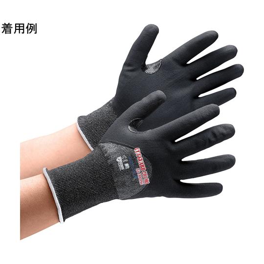 耐切創手袋 タッチパネル対応 カットガード 210MQ 4分の3コーティング Sサイズ ミドリ安全 ...