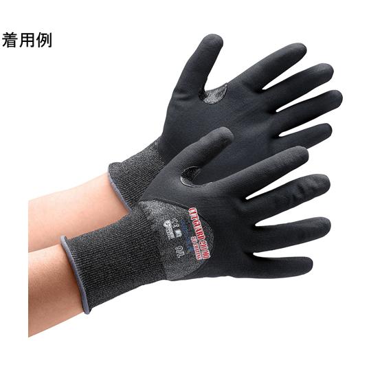 耐切創手袋 タッチパネル対応 カットガード 210MQ 4分の3コーティング Lサイズ ミドリ安全 ...