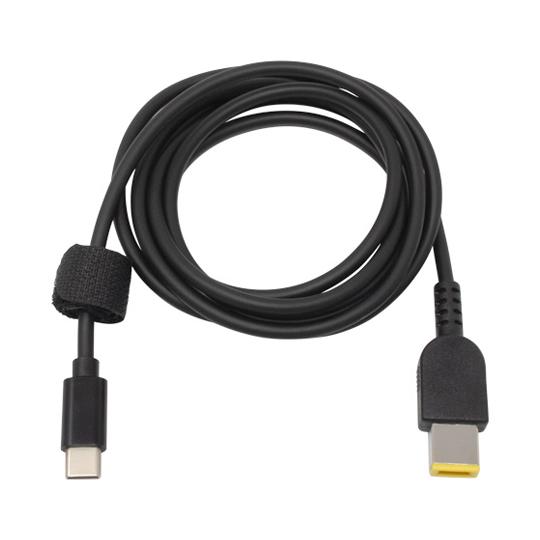 USB-C - DC電源変換ケーブル PD65W対応 Lenovo/NEC用 1.5m