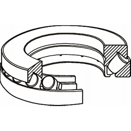 日本精工 NSK スラスト自動調心ころ軸受 日本精工 29415E (69-0488-18)