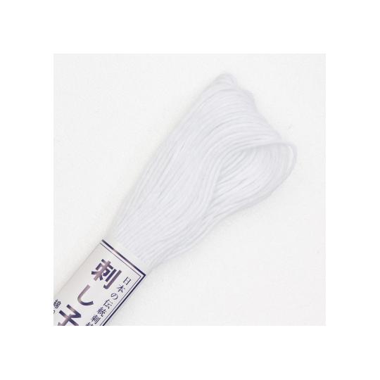 刺し子糸 【単色】20m /Col.1 オリムパス製絲 OS-20M-1 69-3074-05