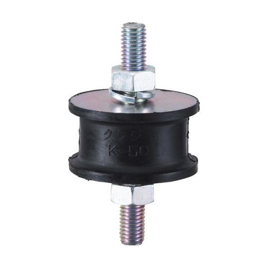 丸形防振ゴム ゴム硬度45 KA形 許容荷重 Z方向/66N、X方向/25N 倉敷化工 KA-12-...