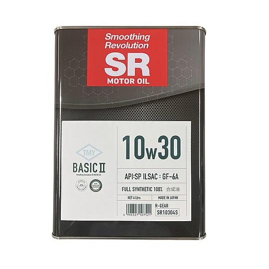 SR自動車用エンジンオイル 10W30 4L 100％合成油 RACING GEAR SR10304...