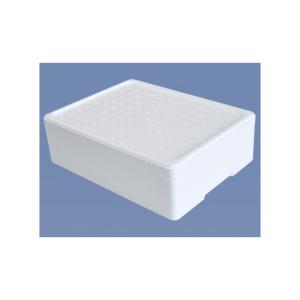 発泡スチロール保冷箱 80サイズ 20個 ホワイトバリーン EPSC-TS2-20 (69-6027-07)