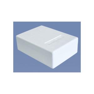 発泡スチロール 保冷ケース 四合瓶 2本用 20個 ホワイトバリーン EPSC-SA7202-20...