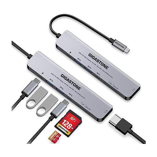 Type-C 7in1 ハブ ギガストーン GJ-HUB-P7 69-6028-90