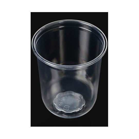 プラコップ タピオカU型カップ Q-500PP 16oz 本体 ケーピープラテック 1袋 50個入