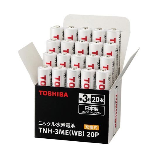ニッケル水素充電池 標準 単3形 1箱 20本入 東芝 TNH-3ME WB 20P 69-6988...