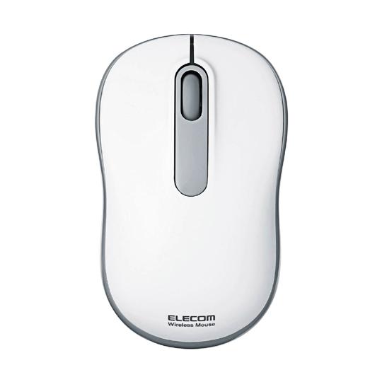 無線マウス 光学式 Mサイズ ホワイト エレコム M-HC01DRWH 69-6995-99