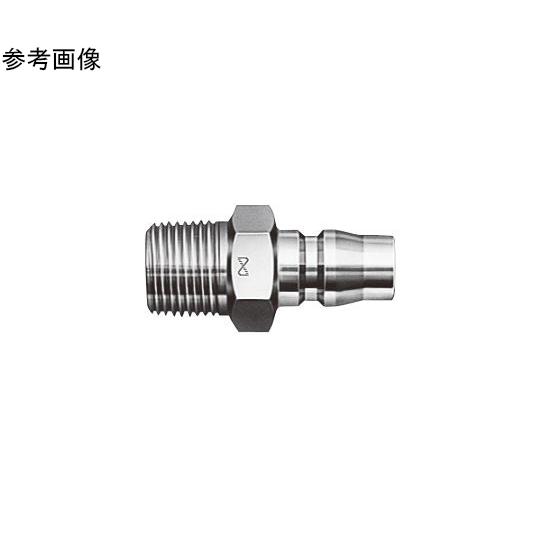 ハイカプラ プラグ 真ちゅう Rc1/8メネジ取付用 日東工器 10PM BRASS 69-8612...