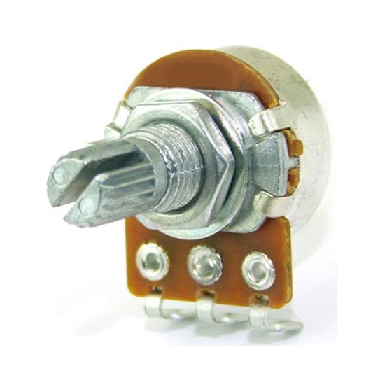 ローレット軸タイプ 炭素皮膜可変抵抗 Bカーブ 500Ω R16K4-B500Ω L-15KC/CI...