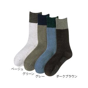 グンゼ 肌着 紳士ソックス 毛混ゆるゴム グレー 24〜26 HL756-783 (7-1934-03)の商品画像