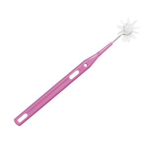 柄付くるリーナブラシ ピンク オーラルケア 50...の商品画像