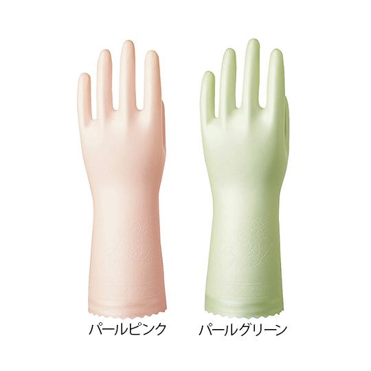 炊事用手袋 さらっとタッチ R S パールピンク 1双 ショーワグローブ NHST-SP (7-34...