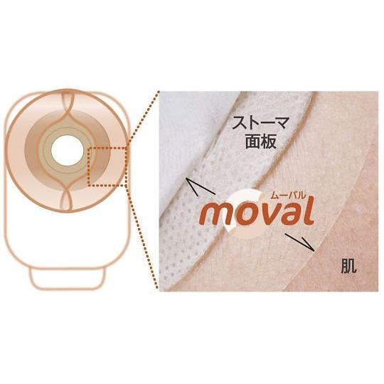 ストーマ面板固定テープ movalTM ムーバルTM 20枚入 共和 YB-R35160 (7-56...