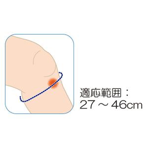 ガードラーOSバンド パッド付膝バンド 竹虎 ...の詳細画像3