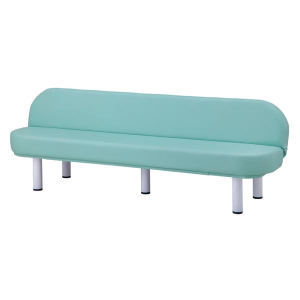 リクライニング丸型ベンチ キウイ アズワン EB-R18G (7-7763-04)