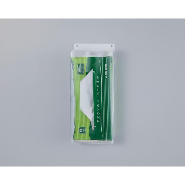 アズワン ペーパータオルホルダー テープ貼りタイプ 1箱用 NH-TH1-S (7-7766-05)