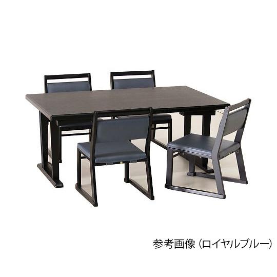 座卓兼用テーブルセット 和座150・5点セット・Rブルー 貞苅椅子製作所  (7-8725-01)