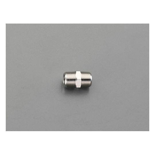 R 1/4"xR 1/4" ニップル 真鍮製 エスコ EA141CD-102 (78-0046-72...