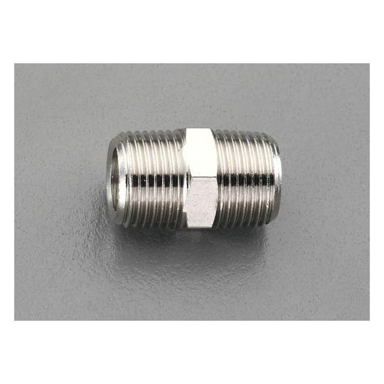 R 1/2"xR 1/2" ニップル 真鍮製 エスコ EA141CD-104 (78-0046-74...