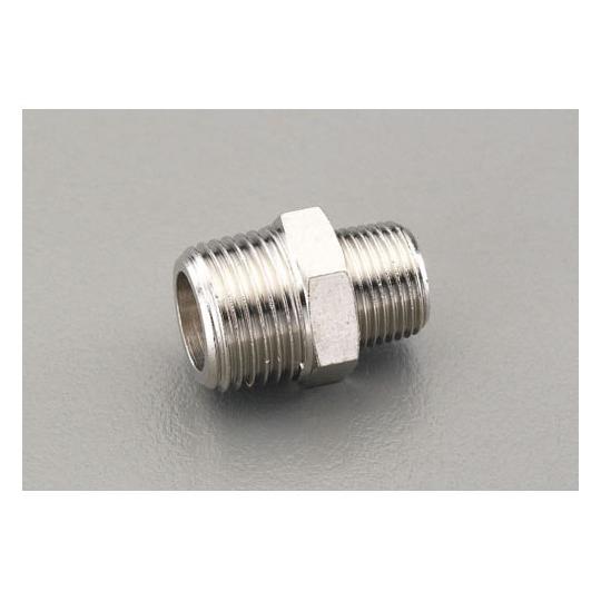 R 1/8"xR 1/4" 異径ニップル 真鍮製 エスコ EA141CD-112 (78-0046-...