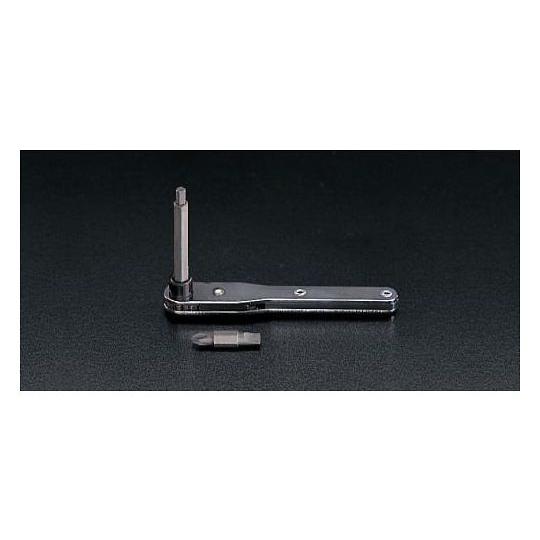 4.0mm/Hex ラチェットレンチ エアコンバルブ用 エスコ EA213H-45 (78-0065...