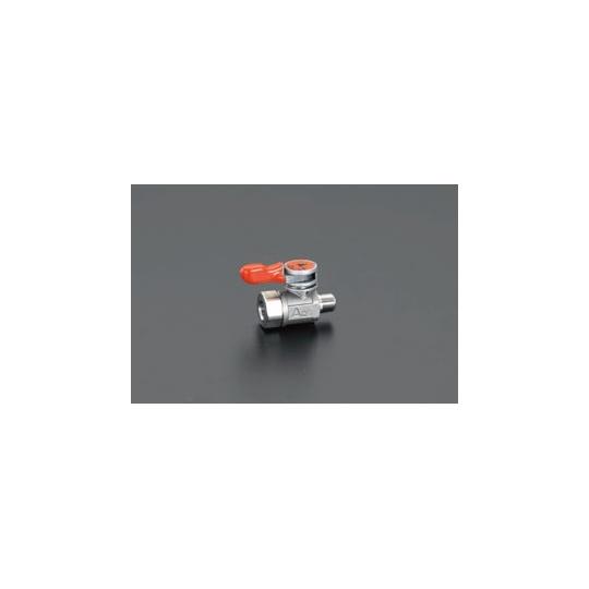 Rc1/4"xR 1/4" ミニボールバルブ ステンレス製 エスコ EA425CB-2 (78-01...