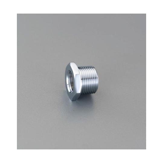 Rc3/8"xR1/2" 給水管用ブッシング クロムメッキ エスコ EA432MH-13 (78-0...