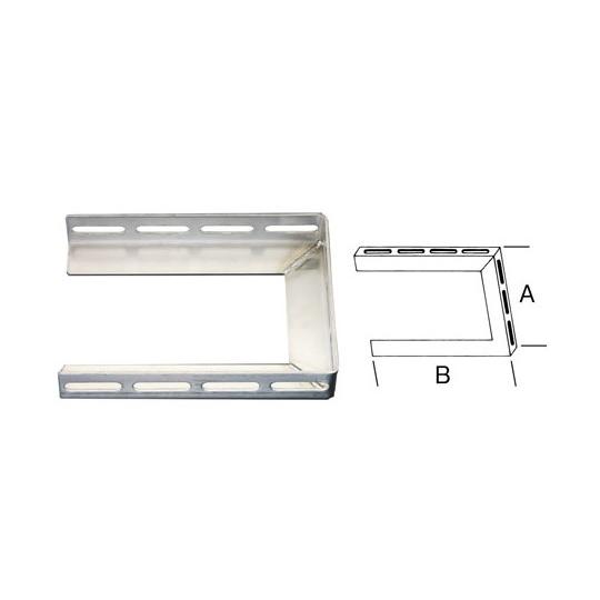 エスコ 門型アングル金具 ステンレス製 240×300×40mm EA440AC-240S (78-...