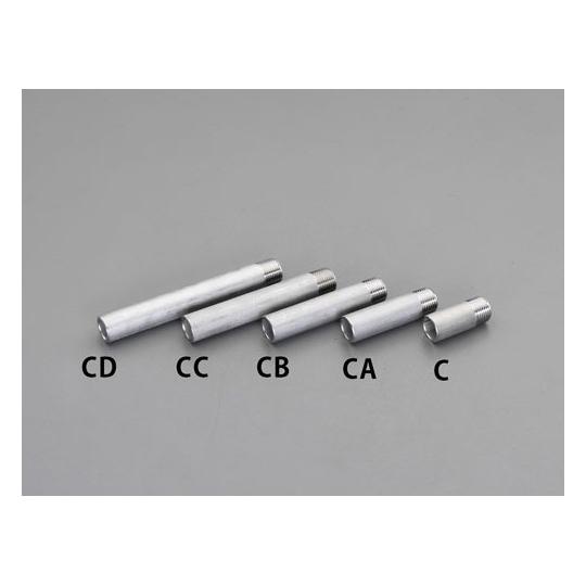 R 2" x150mm 片ねじニップル ステンレス製 エスコ EA469CD-20A (78-016...