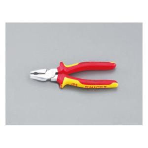 エスコ 200mm電工ペンチ EA534KB-2