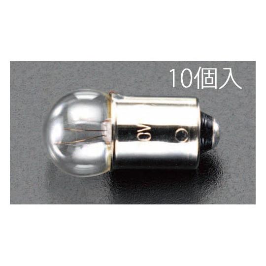 30V/1.0W/BA9S パイロット球 10個 エスコ EA758ZA-14 (78-0541-2...