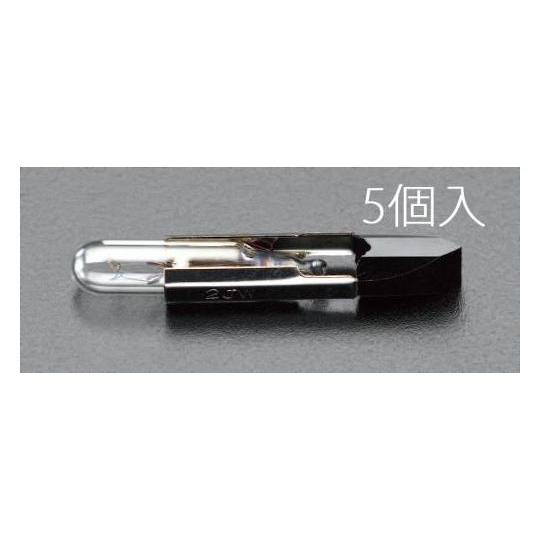 24V/29mA ２号ランプ 5個 エスコ EA758ZA-16 (78-0541-31)