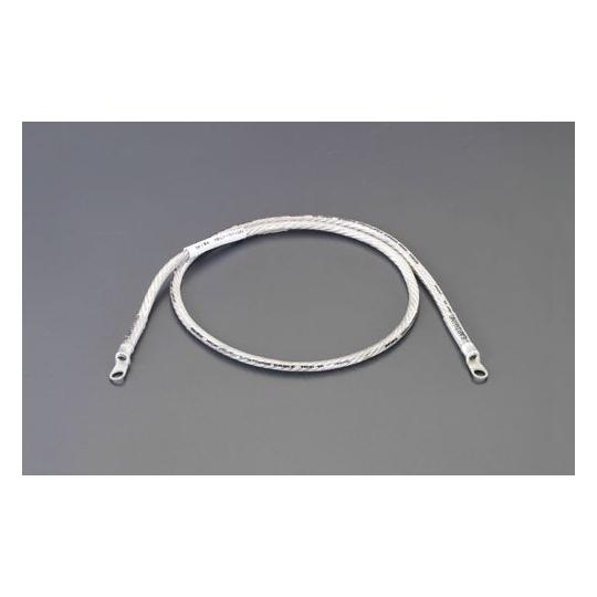 15sqx 30cm アーシングケーブル エスコ EA812JZ-3 (78-0604-64)